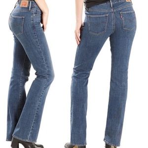 Levis Curvy Classic Bootcut Jeans Medium Wash Size 13M